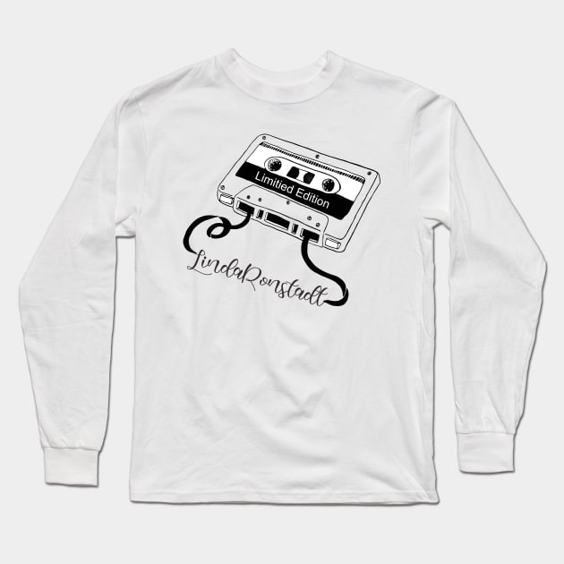 Linda Ronstadt - Limitied Cassette Long Sleeve T-Shirt by blooddragonbest